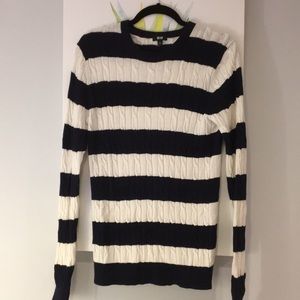 Mens Uniqlo Small Cotton/Cashmere Blend Sweater